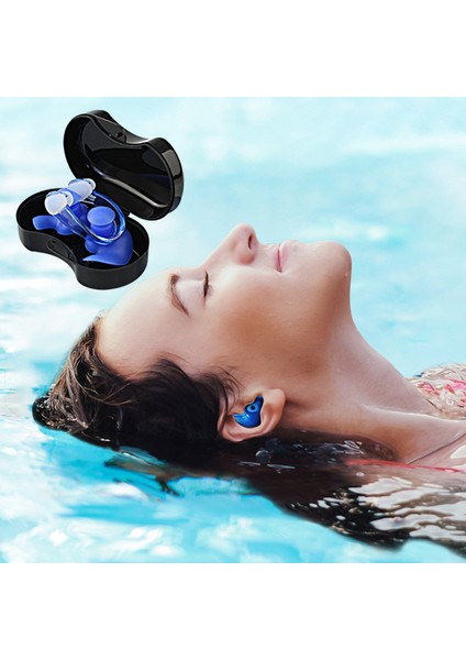 Beyaz Stil Yaz Yüzme Kulak Tıkaçları Burun Klipsi Seti Silikon Su Geçirmez Uyku Gürültü Önleyici Kulak Tıkaçları Dalış Açık Su Sporları Aksesuarları (Yurt Dışından) modelleri