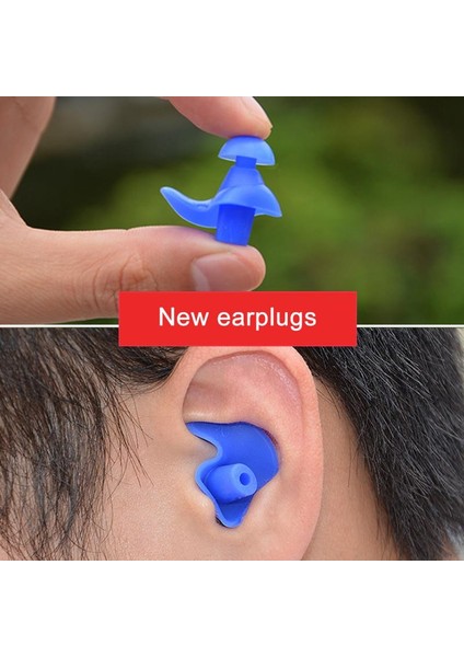 Bir Stil Yeni 1 Çift Yumuşak Kulak Tıkaçları Çevresel Silikon Suya Dayanıklı Toz Geçirmez Kulak Tıkaçları Dalış Su Sporları Yüzme Aksesuarı (Yurt Dışından) modelleri