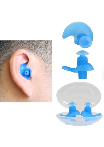 Siyah Stil 1 Çift Yumuşak Yüzme Kulak Tıkaçları Yeniden Kullanılabilir Unisex Silikon Su Geçirmez Toz Geçirmez Kulak Tıkaçları Dalış Sörf Yüzme Aksesuarları (Yurt Dışından) modelleri