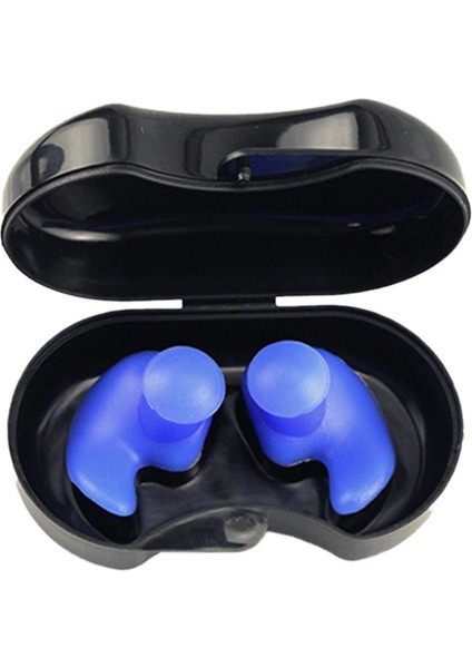 Mavi Stil Yüzme Yumuşak Kulak Tıkaçları Silikon Su Geçirmez Yeniden Kullanılabilir Silikon Kulak Tıkaçları Yüzücüler Için Duş Alma Banyo Dalış Su Sporları (Yurt Dışından)