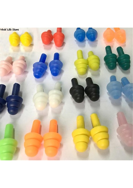 10 Çift Anti-Gürültü Kulak Tıkacı Su Geçirmez Yüzme Silikon Yetişkin Yüzücüler Için Yüzme Kulak Tıkaçları Çocuklar Dalış Yumuşak (Yurt Dışından) fiyatları