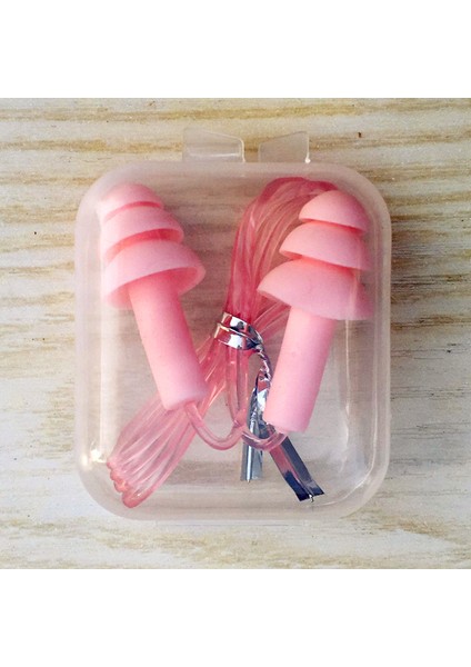 Pembe Stil 1 Adet Kutu Dolu Konfor Kulak Tıkaçları Gürültü Azaltma Silikon Yumuşak Kulak Tıkaçları Pvc Halat Kulak Tıkaçları Yüzme Için Koruyucu Uyku Için (Yurt Dışından)