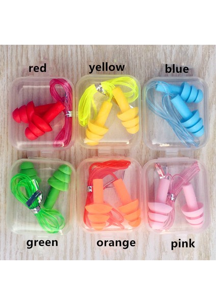 Pembe Stil 1 Adet Kutu Dolu Konfor Kulak Tıkaçları Gürültü Azaltma Silikon Yumuşak Kulak Tıkaçları Pvc Halat Kulak Tıkaçları Yüzme Için Koruyucu Uyku Için (Yurt Dışından) fırsatları