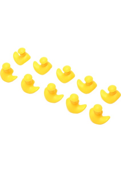 Sarı Stil Sıcak 5 Çift Su Geçirmez Yumuşak Silikon Kulak Tıkaçları Çevresel Toz Geçirmez Kulaklıklar Dalış Su Sporları Yüzme Araçları (Yurt Dışından)