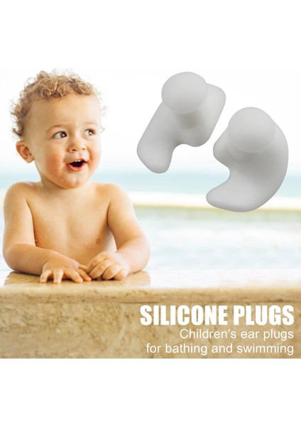 Beyaz Stil Sıcak Satış Kulak Tıkaçları Çok Fonksiyonlu 1 Çift Su Geçirmez Yumuşak Kulak Tıkaçları Silikon Taşınabilir Kulak Tıkaçları Yüzme Aksesuarları (Yurt Dışından) indirimleri