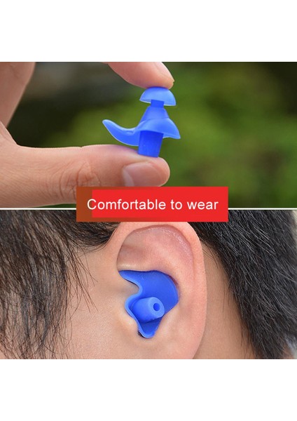 Şeffaf Renk Stili Profesyonel Su Geçirmez Yumuşak Anti-Gürültü Silikon Yüzme Yüzücüler Için Kulak Tıkaçları Dalış Su Sporları Yüzme Aksesuarları (Yurt Dışından) fiyatları