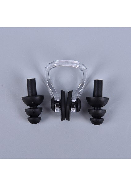 Pembe Tarzı 2 Adet Kulak Tıkacı Burun Klipsi Su Geçirmez Dalış Yüzme Kulak Tıkaçları ve Silikon Burun Klipsi Kiti Çocuklar Için Saklama Kutusu ile Yetişkin (Yurt Dışından)