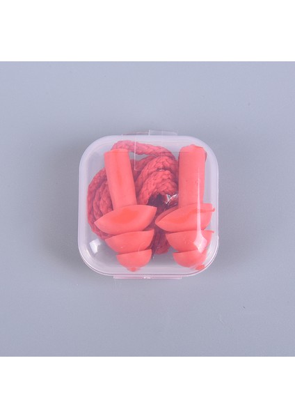 Rd Stili 1 Paket Yumuşak Anti-Gürültü Kulak Tıkacı Su Geçirmez Yüzme Silikon Yüzmek Yetişkin Çocuk Yüzücüler Için Halat ile Dalış Kulak Tıkacı (Yurt Dışından)