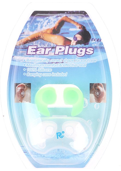 Yeşil Stil Yetişkin Çocuklar Yüzme Kulak Tıkaçları Profesyonel Su Geçirmez Yüksek Li Silikon Yumuşak Çocuklar Yüzme Havuzu Kulak Tıkacı Dalış Ekipmanları (Yurt Dışından)