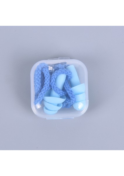 Lb Tarzı 1 Paket Yumuşak Anti-Gürültü Kulak Tıkacı Su Geçirmez Yüzme Silikon Yüzmek Yetişkin Çocuk Yüzücüler Için Halat ile Dalış Kulak Tıkacı (Yurt Dışından)