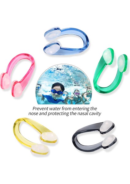 Pembe Tarzı 1 Adet Yüzme Burun Klipsi Yumuşak Silikon Kulak Tıkaçları Yüzücü Unisex Burun Klipsi Çocuklar Yetişkinler Için Su Geçirmez Yüzme Aksesuarları Su Sporları (Yurt Dışından) modelleri