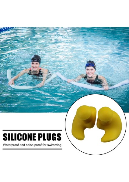 Sarı Stil 1 Çift Dalış Yüzme Yumuşak Su Geçirmez Kulak Tıkaçları Yeniden Kullanılabilir Hijyen Silikon Su Sporları Kulak Tıkaçları Rahat Giyen (Yurt Dışından) fiyatları