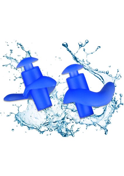 Mavi Stil 1 Çift Su Geçirmez Yüzme Profesyonel Silikon Yüzmek Kulaklıklar Yetişkin Çocuk Yüzücüler Için Yumuşak Anti-Gürültü Kulak Tıkacı (Yurt Dışından) indirimleri