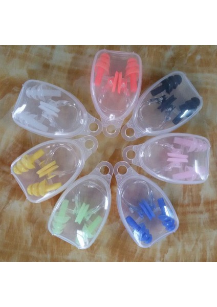 Siyah Stil Yüksek Li Suya Dayanıklı Silikon Yüzme Kulak Tıkaçları Burun Klipsi Seti Kutusu Sörf Dalış ve Öğrenme Yüzme Için Paketlenmiş Kulak Tıkacı 06 (Yurt Dışından) modelleri