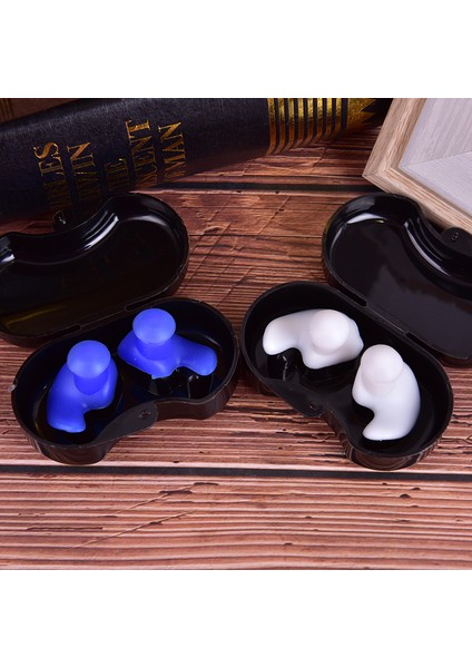 Beyaz Stil 1 Çift Dalış Su Sporları Yüzme Aksesuarları Toplama Kutusu ile Yumuşak Su Geçirmez Kulak Tıkaçları Toz Geçirmez Kulak Silikon Spor Tıkaçları (Yurt Dışından) fırsatları