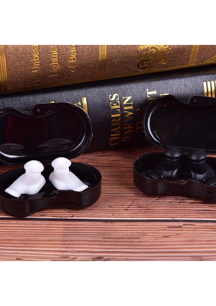 Beyaz Stil 1 Çift Dalış Su Sporları Yüzme Aksesuarları Toplama Kutusu ile Yumuşak Su Geçirmez Kulak Tıkaçları Toz Geçirmez Kulak Silikon Spor Tıkaçları (Yurt Dışından) indirimleri