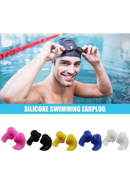 Sarı Stil 1 Çift Dalış Su Sporları Yüzme Aksesuarları Toplama Kutusu ile Yumuşak Su Geçirmez Kulak Tıkaçları Toz Geçirmez Kulak Silikon Spor Tıkaçları (Yurt Dışından) modelleri