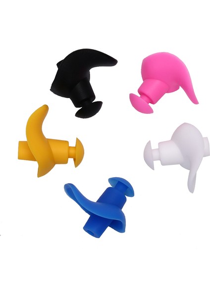 Beyaz Stil Sıcak 5 Çift Su Geçirmez Yumuşak Silikon Kulak Tıkaçları Çevresel Toz Geçirmez Kulaklıklar Dalış Su Sporları Yüzme Araçları (Yurt Dışından) indirimleri