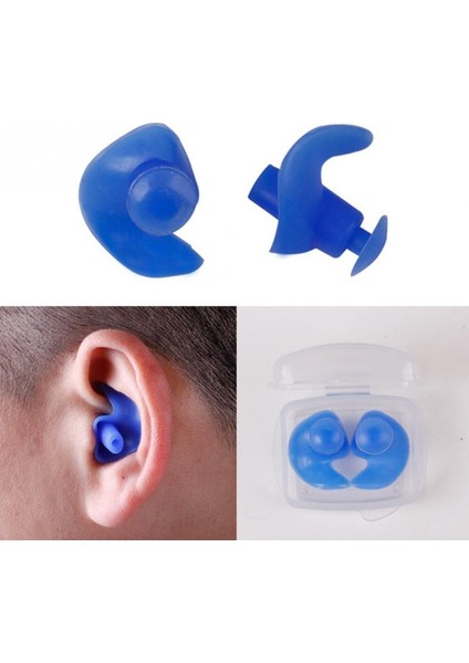 Mavi Stil 1 Çift Yumuşak Su Geçirmez Yüzme Kulak Tıkaçları Profesyonel Silikon Yüzmek Kulaklıklar Yetişkin Yüzücüler Çocuk Dalış Gürültü Önleyici Kulak Tıkaçları (Yurt Dışından) modelleri