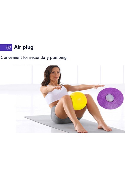 Pembe Tarzı Pvc Küçük Cep 25CM Pilates Yoga Denge Topu Ev Gym Fitness Vücut Geliştirme Pelota Pilates Equilibrio Fitball (Yurt Dışından) modelleri