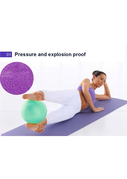 Pembe Tarzı Pvc Küçük Cep 25CM Pilates Yoga Denge Topu Ev Gym Fitness Vücut Geliştirme Pelota Pilates Equilibrio Fitball (Yurt Dışından) fırsatları