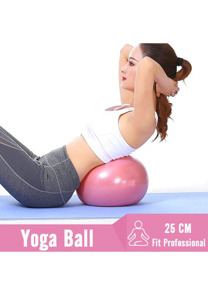 Gri Stil 25CM Meslek Pilates Yoga Denge Topu Spor Bola Fitness Fitball Egzersiz Masaj Topları Ev Spor Salonu ve Egzersiz Ekipmanları (Yurt Dışından) fiyatları