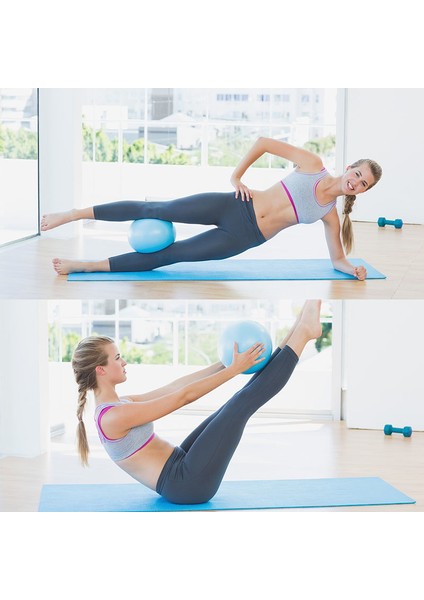 Gri Stil 25CM Meslek Pilates Yoga Denge Topu Spor Bola Fitness Fitball Egzersiz Masaj Topları Ev Spor Salonu ve Egzersiz Ekipmanları (Yurt Dışından) fırsatları