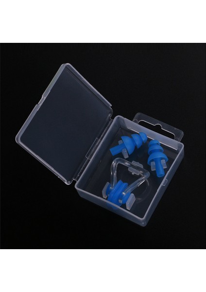 Mavi Stil Yetişkinler Için Yüzme Kulak Tıkaçları Seti Yüzme Için Burun Klipsi Silikon Kulak Tıkacı Su Geçirmez Koruma Kılıfı Dalış Kulak Tıkaçları (Yurt Dışından)