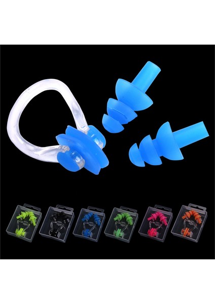 Mavi Stil Yetişkinler Için Yüzme Kulak Tıkaçları Seti Yüzme Için Burun Klipsi Silikon Kulak Tıkacı Su Geçirmez Koruma Kılıfı Dalış Kulak Tıkaçları (Yurt Dışından) fiyatları