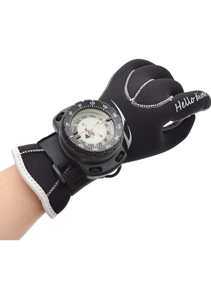 Siyah Stil 50M Izle Dengeli Su Geçirmez Pusula Bilek Dalış ile Taşınabilir Sualtı Pusula Tüplü Pusula Pusula Aydınlık Yüksek (Yurt Dışından) fırsatları