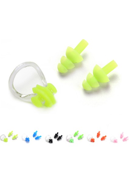 No.1 Tarzı Silikon Yüzme Burun Klipsi Kulak Tıkaçları Unisex Yumuşak Kulak Tıkaçları Seti Sörf Dalış Yüzme Havuzu Aksesuarları Su Geçirmez (Yurt Dışından) modelleri