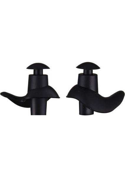 Siyah Stil 1 Çift Su Geçirmez Yüzme Profesyonel Silikon Yüzmek Kulaklıklar Yetişkin Çocuk Yüzücüler Için Yumuşak Anti-Gürültü Kulak Tıkacı (Yurt Dışından)