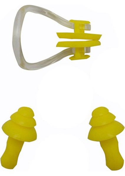 No.2 Tarzı 3 Adet Unisex Su Geçirmez Yüzme Burun Klipsi Kulaklıklar Yumuşak Silikon Kulak Tıkaçları Set Sörf Dalış Yüzme Havuzu Aksesuarları (Yurt Dışından)