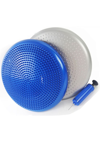 Gümüş 33CM Tarzı Yoga Topları Masaj Pedi Şişme Stabilite Wobble Denge Disk Minder Mat Masaj Tahtası Fitness Egzersiz Eğitimi Topları (Yurt Dışından) fiyatları