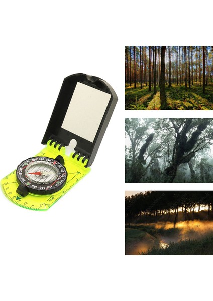 Yeşil 01 Tarzı Pusula Ölçeği Harita Cetvel Ayna Pusula Açık Yürüyüş Kamp Survival Rehberlik Aracı Pusula Için Flip Çok Fonksiyonlu (Yurt Dışından) fırsatları
