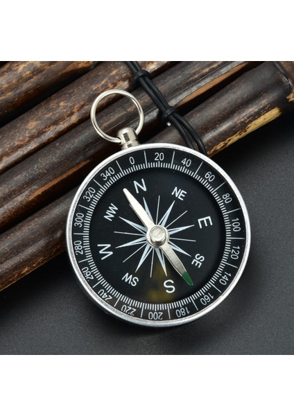 Alüminyum Siyah Stil Yeni Taşınabilir Mini Hassas Pusula Kamp Yürüyüşü Için Pratik Rehber Kuzey Navigasyon Hayatta Kalma Düğmesi Tasarım Pusula (Yurt Dışından)