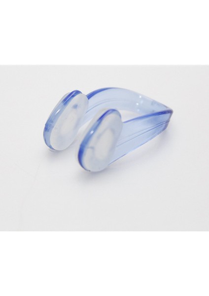 Mavi Stil Küçük Yetişkin Çocuk Yüzme Burun Klipsi Kulak Tıkaçları Seti Yumuşak Silikon Yüzücü Unisex Burun Klipsi Kulakiçi Seti (Yurt Dışından)