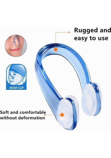 Siyah Stil Sıcak Yeni Küçük Boy Yumuşak Yetişkin Çocuklar Için Burun Klipsi Yüzme Burun Klipsi Kulak Tıkaçları Seti Yumuşak Silikon Yüzücü Unisex Burun Klipsi (Yurt Dışından) fiyatları