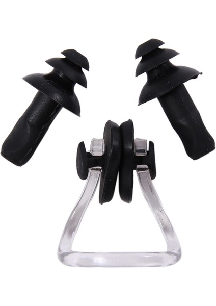 No.1 Tarzı 3 Adet Unisex Su Geçirmez Yüzme Burun Klipsi Kulaklıklar Yumuşak Silikon Kulak Tıkaçları Set Sörf Dalış Yüzme Havuzu Aksesuarları (Yurt Dışından)