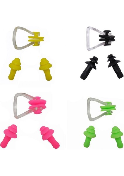 No.1 Tarzı 3 Adet Unisex Su Geçirmez Yüzme Burun Klipsi Kulaklıklar Yumuşak Silikon Kulak Tıkaçları Set Sörf Dalış Yüzme Havuzu Aksesuarları (Yurt Dışından) modelleri