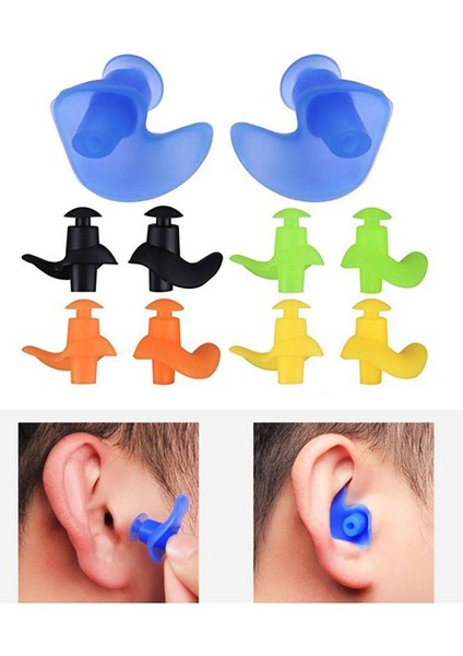 Mavi Stil 1 Çift Silikon Yüzme Kulak Tıkaçları Su Geçirmez Toz Geçirmez Spiral Yumuşak Yüzmek Kulak Tıkaçları Klipler Dalış Su Sporları Yüzme Aksesuarları (Yurt Dışından) fiyatları