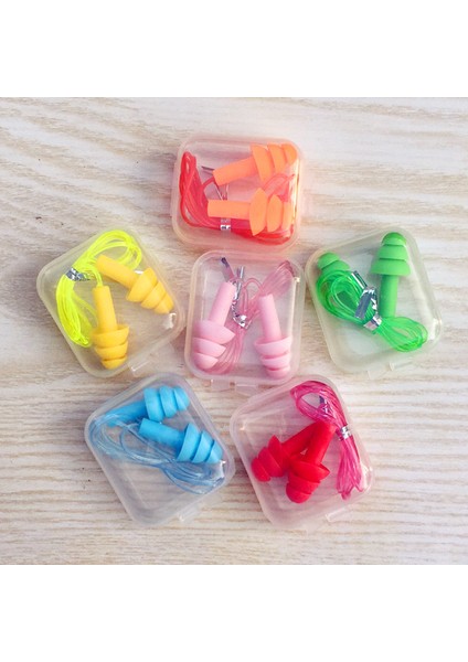 Mavi Stil 1 Adet Kutu Dolu Konfor Kulak Tıkaçları Gürültü Azaltma Silikon Yumuşak Kulak Tıkaçları Pvc Halat Kulak Tıkaçları Yüzme Için Koruyucu Uyku Için (Yurt Dışından) indirimleri