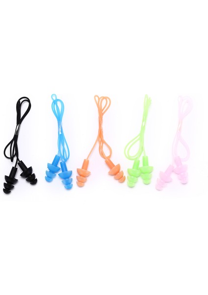 Yeşil Stil Silikon Kablolu Kulak Tıkaçları Seyahat Uyku Gürültü Önleme Kulak Tıkaçları Gürültü Azaltma Yüzme Kulak Tıkaçları Kulaklık (Yurt Dışından) fiyatları