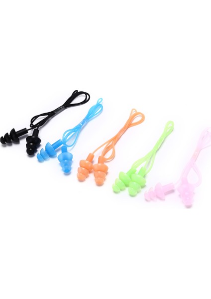 Yeşil Stil Silikon Kablolu Kulak Tıkaçları Seyahat Uyku Gürültü Önleme Kulak Tıkaçları Gürültü Azaltma Yüzme Kulak Tıkaçları Kulaklık (Yurt Dışından) modelleri