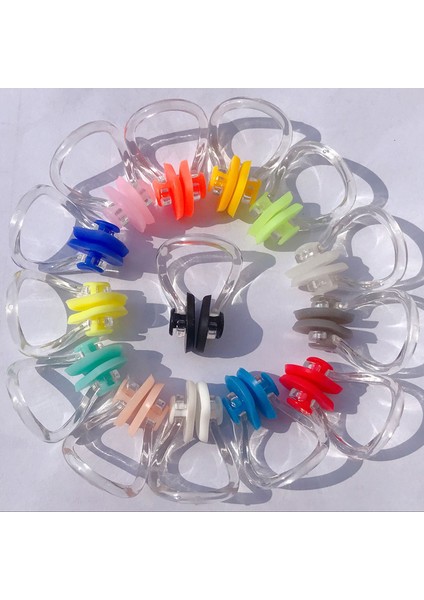 Şeffaf Stil Su Sporları Güvenliği Moda Yumuşak Dalış Yüzme Burun Klipsi Rahat Dayanıklı Popüler Su Geçirmez Yüzme Için Lateks Burun Klipsleri (Yurt Dışından) fiyatları