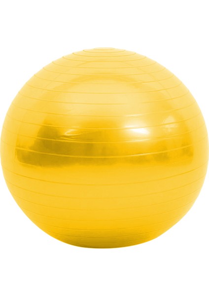 Sarı Stil Yoga Topları Pilates Fitness Spor Salonu Dengesi Fitball Masaj Eğitimi Egzersiz Egzersiz Topu Pompasız (Yurt Dışından)