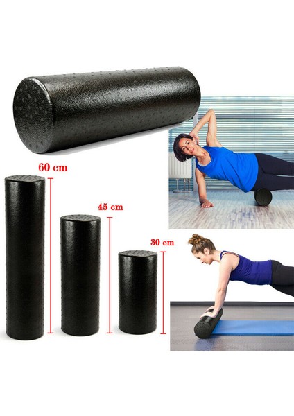 30CM Tarzı Siyah Yoga Blokları Spor Salonu Köpük Rulo Yoga Sütun Kas Rulo Sopa Denge Eğitimi Şaft Masaj Silindiri Fitness Ekipmanları (Yurt Dışından) fiyatları