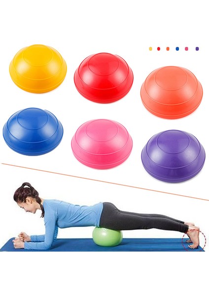 Turuncu Tarzı Yoga Denge Topu Parlak Yoga Fitness Topu Pvc Kaymaz Elastik Pilates Yardımlı Germe Egzersiz Salonu Yoga Fitness Ekipmanları (Yurt Dışından)
