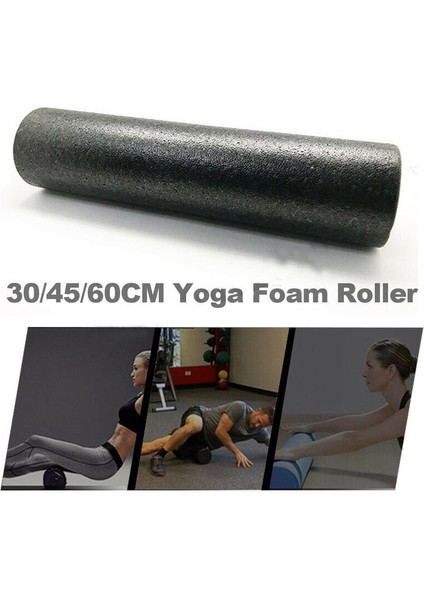 30CM Tarzı Siyah Yoga Blokları Spor Salonu Köpük Rulo Yoga Sütun Kas Rulo Sopa Denge Eğitimi Şaft Masaj Silindiri Fitness Ekipmanları (Yurt Dışından) indirimleri