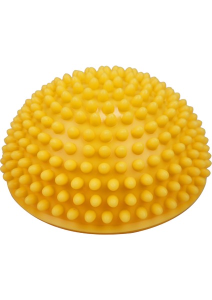 Koyu Gri Tarzı cm Şişme Yoga Masaj Topu Dayanıklı Evrensel Spor Salonu Fitness Yoga Wobble Stabilite Denge Diski Masaj Minderi Mat (Yurt Dışından)